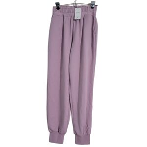 Yovela Women's Sweatpants Small Purple Jogger Pull On Active wear Lounge